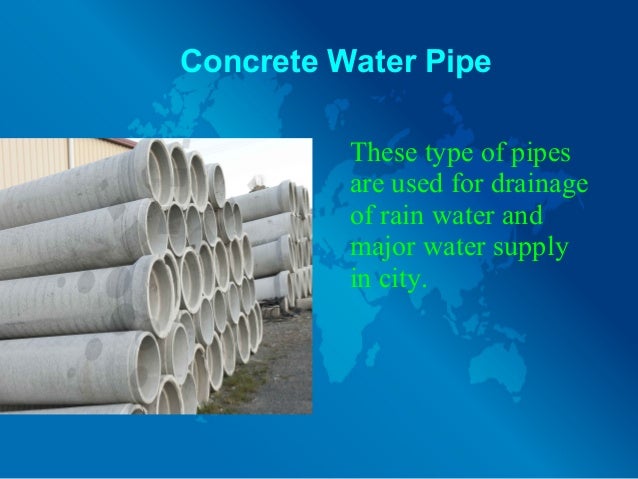 Water pipes: varieties and applications Water pipes: varieties and applications